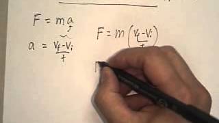 1 impulse momentum formula [upl. by Romo333]