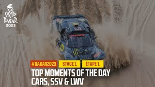 Cars Top moments  Stage 1  Dakar2023 [upl. by Nyberg]