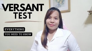 VERSANT Tips How to Pass the Versant Test Complete Guide [upl. by Nalda]