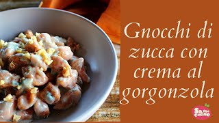 GNOCCHI DI ZUCCA CON CREMA AL GORGONZOLA [upl. by Joelie348]