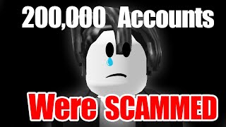 BIGGEST ROBLOX SCAMS [upl. by Harned]