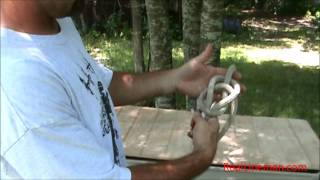 Real Lineman bowline knots [upl. by Lovett137]