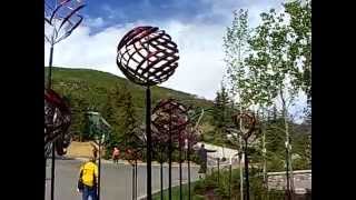 Kinetic Wind Sculptures  Vail Colorado [upl. by Nottarts636]