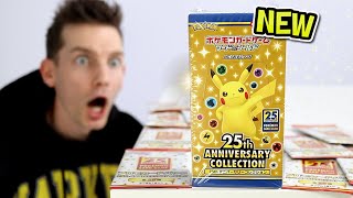 NEW Pokémon 25th Anniversary Booster Box Opening [upl. by Euqor]