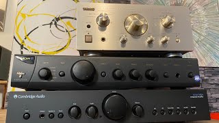 Three amp shootout Arcam v Cambridge v TEAC [upl. by Burkitt]