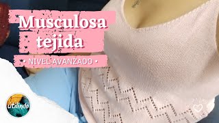 Musculosa tejida en Knittax  PASO A PASO  Utilindo [upl. by Meensat]