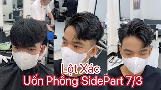 Sidepart 73 Uốn Phồng  Kiểu Tóc Được Lựa Chọn Nhiều Nhất [upl. by Adnar]