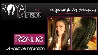 ＊Comment poser des extensions à clip  Revue Royal Extension  LA Hairstyle Inspiration [upl. by Nathanial849]