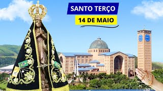 SANTO TERÇO DE APARECIDA DE HOJE  14052024  MISTÉRIOS DOLOROSOS  DIA DE SÃO MATIAS APÓSTOLO [upl. by Eiliab]