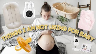 15 Things I Am NOT Using For My Baby  MINIMALISM [upl. by Enirolf653]