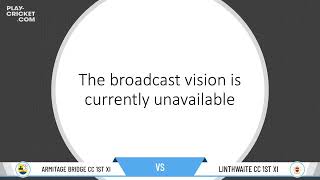Armitage Bridge CC 1st XI v Linthwaite CC 1st XI [upl. by Sidnac]
