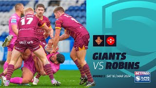 Highlights  Huddersfield Giants v Hull KR  2024 Betfred Super League Round 5 [upl. by Oberg92]