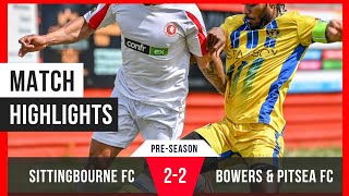 Sittingbourne FC vs Bowers amp Pitsea FC Match Highlights [upl. by Odraccir]