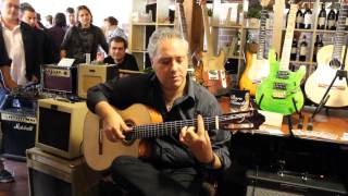 1 Il Maestro Francesco Buzzurro suona la chitarra fatta a mano dal Liutaio Giovanni Ingallinera [upl. by Lehcem393]