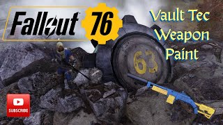 How to get Vault Tec Weapon Paint [upl. by Valonia]