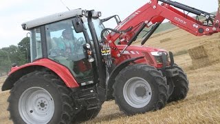 Massey Ferguson 5600 Traktor im AGRARTECHNIKMaschinentest [upl. by Grodin]