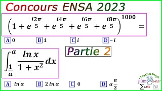 Concours ENSA  Préparation Concours ENSA  Concours ENSA 2023  Partie 2 [upl. by Alick]