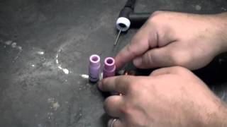 Everlast TIG Torch Guide Assembly and Consumables For a TIG Torch Everlast Welding [upl. by Okun]