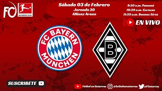 FC Bayern VS Borussia Mönchengladbach  CARRUSEL SABATINO  BUNDESLIGA  Jornada 20 [upl. by Ahsienal]