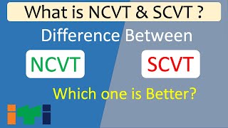 difference between NCVT amp SCVT  NCVT or SCVT Which is better  SCVT to NCVT convert process 2021 [upl. by Howlan]