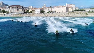 Jet  le spectacle a débuté à Ajaccio pour la finale du championnat de France [upl. by Nauj]