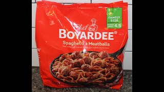 Chef Boyardee Frozen Meal Spaghetti amp Meatballs Review [upl. by Wilie]