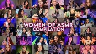 Women Of ASMR  ASMR Compilation With The Female Asmrtists [upl. by Uok]