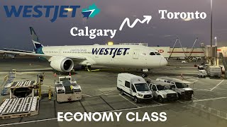 WESTJET 787 DREAMLINER ECONOMY CLASS  Calgary to Toronto TRIP REPORT [upl. by Nayrb91]