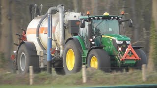 Slurry injection with John Deere Kaweco amp Evers [upl. by Siwel]