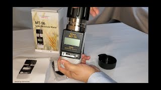 Introduction Farmex Mt16 Grain Moisture Meter  Tester [upl. by Benia34]