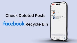 How To Check Deleted Posts In Facebook Recycle Bin [upl. by Natrav298]