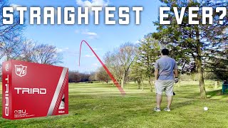 Do Wilson Triad Golf Balls Fly Straightest [upl. by Basir]