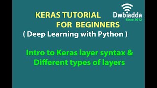 Keras layer syntax  Keras tutorial videos [upl. by Lear]