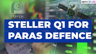 Expect Orderbook To Start Growing From Q2 Onwards Paras Defence Director Tells [upl. by Fablan390]