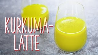 Kurkuma Latte  das neue TrendGetränk [upl. by Oiuqise]