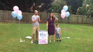 SHOCKING gender reveal with a TWIST [upl. by Anatola]