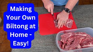 How to make your own Biltong at home [upl. by Burnside284]