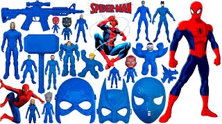 Muddy superhero characters Clean up SpiderMan toy series Popular marvel hero toy figures [upl. by Enelez328]