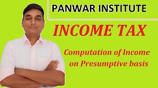 Computation of income on presumptive basis Section 44ADA taxadvice taxseason taxtips [upl. by Nekcerb]