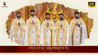 PRIESTLY ORDINATION 2022 OF MAJOR ARCHEPARCHY OF TRIVANDRUM  FOXEYE MEDIA  4K [upl. by Aihsenak]