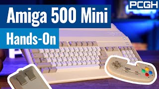 Amiga 500 Mini deutsch  The A500 Review zu Hardware und Spielen [upl. by Alig]