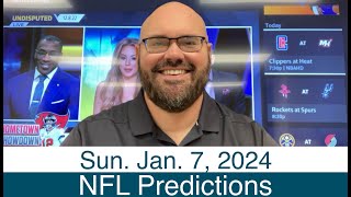 NFL Picks 1724 Sunday Pro Football Free Daily Sports Betting Predictions [upl. by Analad228]