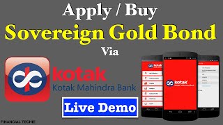 How to apply for Sovereign Gold Bond online Kotak Bank  Buy SGB online via Kotak Bank sgb kotak [upl. by O'Neil865]