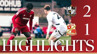 Match Highlights Port Vale vs Swindon Town [upl. by Suiramed]