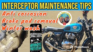 Royal Enfield Interceptor 650 Maintainece Tips [upl. by Enitsahc]