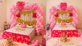 Pink Party Decoration  Best Room Makeover party makeover decor [upl. by Russo]