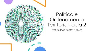 Política e Ordenamento Territorialaula 2 [upl. by Shiau]