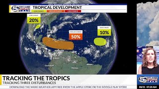 Tropics Update Still Tracking Multiple Disturbances In The Atlantic [upl. by Ardnaeel915]