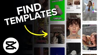 How to Find Templates in CapCut PC [upl. by Melvena732]