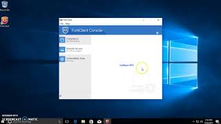 Forticlient 5 6 Install Windows 10 Pro [upl. by Skerl]